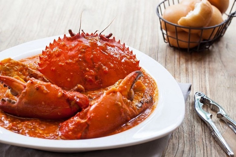 Cua sốt ớt Chilli Crab Singapore