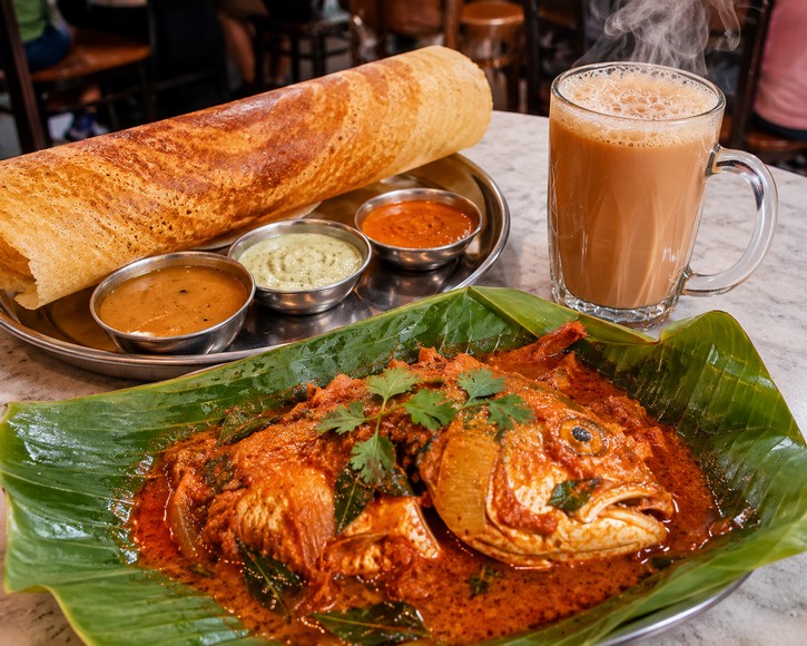 Món ăn Ấn Độ đặc trưng ở Little India Singapore